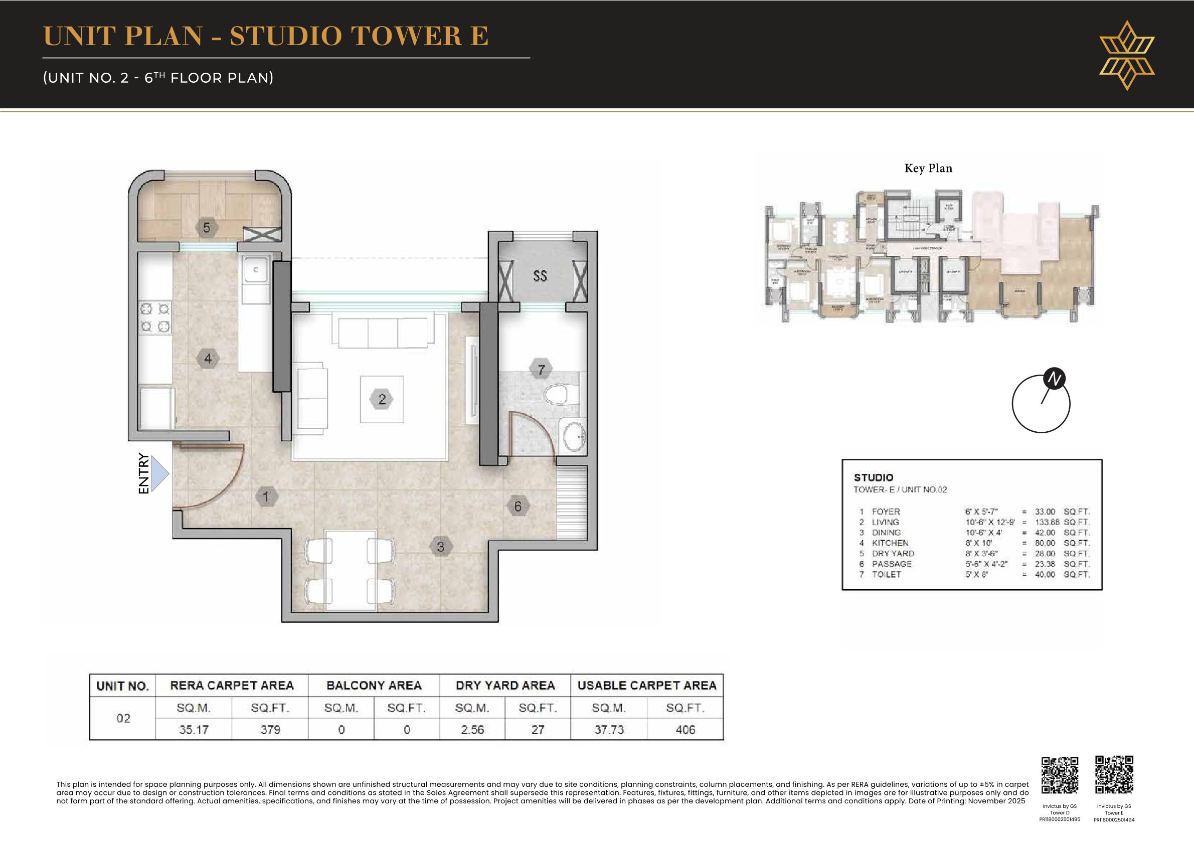 Studio Floor Plan